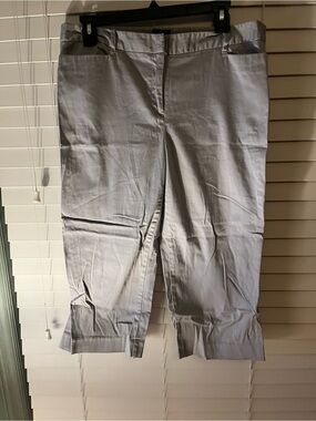 attention Silver-Gray Modern Fit Pants